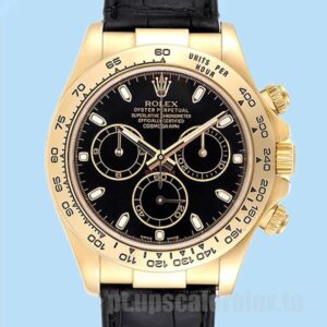Rolex Daytona 116518 Masculino 40mm Tom De Ouro Automático