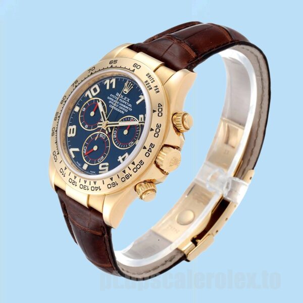 Rolex Daytona 116518 40mm Masculino Ver Tom De Ouro - Image 3
