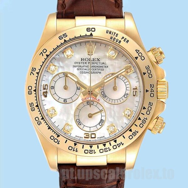 Rolex Daytona Masculino 40mm 116518 Mostrador Madrepérola