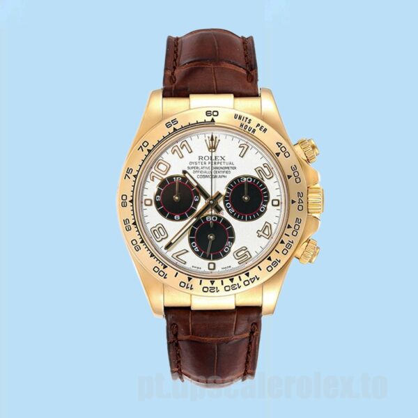 Rolex Daytona 116518 Masculino 40mm Tom De Ouro - Image 2