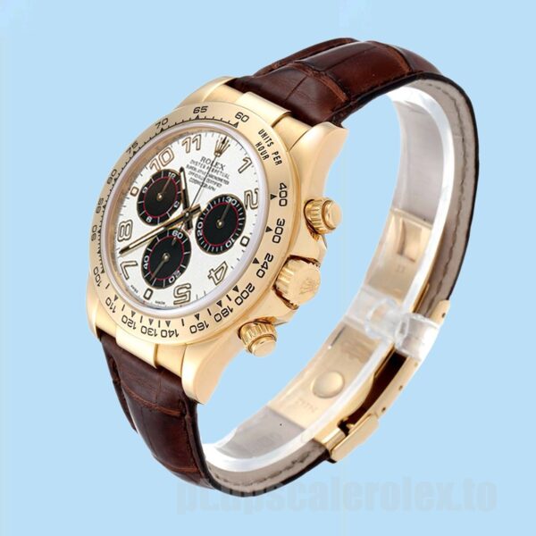 Rolex Daytona 116518 Masculino 40mm Tom De Ouro - Image 3