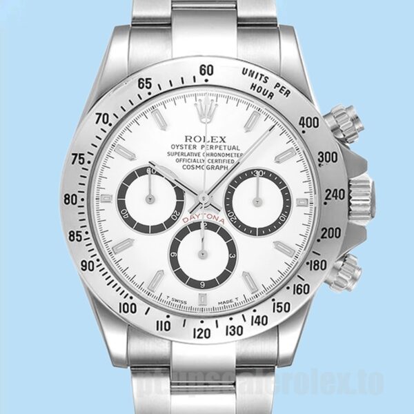 Rolex Daytona 116520 40mm Masculino Tom Prata