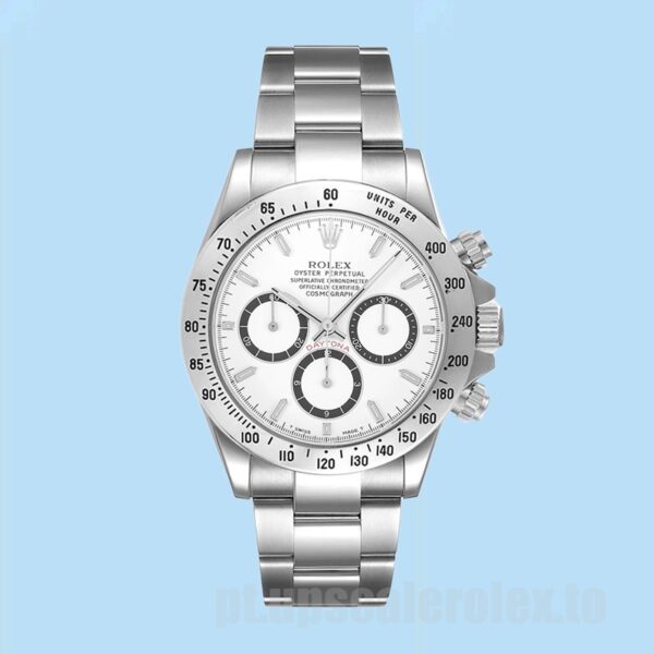 Rolex Daytona 116520 40mm Masculino Tom Prata - Image 2