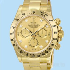 Rolex Daytona Masculino 116528-0033 40mm Mostrador De Champanhe