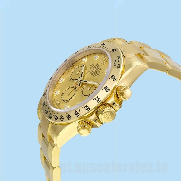 Rolex Daytona Masculino 116528-0033 40mm Mostrador De Champanhe - Image 3