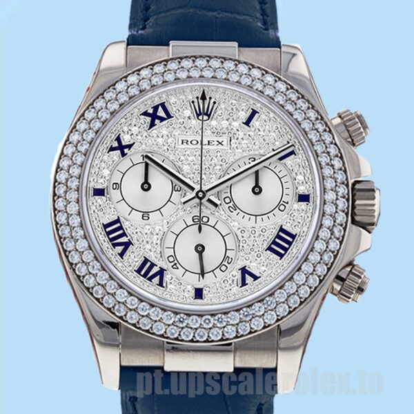 Rolex Daytona Masculino 116589 40mm Tom Prata Ver