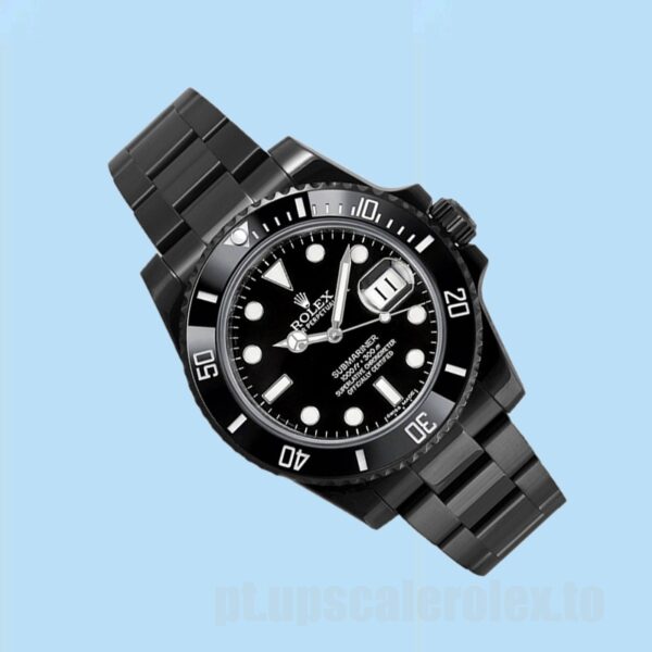 Rolex Submariner 40mm 116610 Masculino Mostrador Preto Tom Preto - Image 3