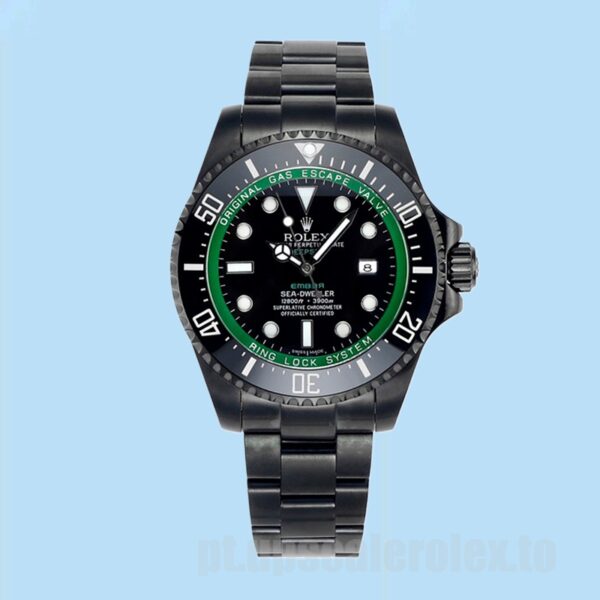 Rolex Deepsea Masculino 116600 44mm Mostrador Preto Pulseira Ostra - Image 2