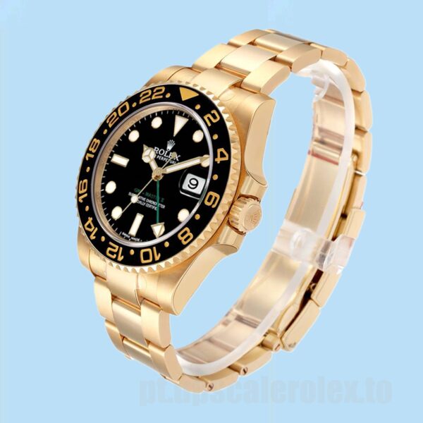 Rolex Gmt-Master 40mm Masculino 116718-LN-78208 Mostrador Preto Pulseira Ostra - Image 3
