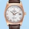 Rolex Day-Date 36mm 118135 Masculino Tom De Ouro Rosa Ver