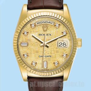 Rolex Day-Date Masculino 36mm m118138-0087 Mostrador Jubileu de Champanhe