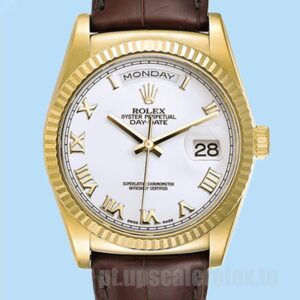 Rolex Day-Date Masculino 36mm m118138-0117 Ver Tom De Ouro