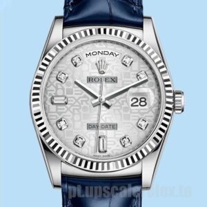 Rolex Day-Date m118139-0092 Masculino 36mm Tom Prata Automático