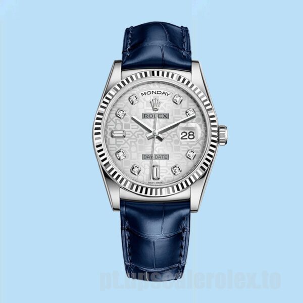 Rolex Day-Date m118139-0092 Masculino 36mm Tom Prata Automático - Image 2
