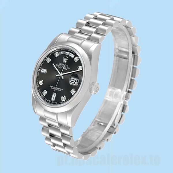 Rolex Day-Date Masculino 36mm 118239-0089 Automático Tom Prata - Image 3