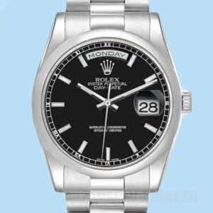 Rolex Day-Date Masculino 36mm 118206 Tom Prata Ver