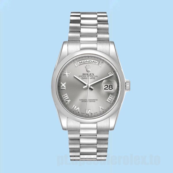 Rolex Day-Date 118206 Masculino 36mm Pulseira Presidente - Image 2