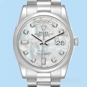 Rolex Day-Date 36mm Masculino 118206 Mostrador Madrepérola