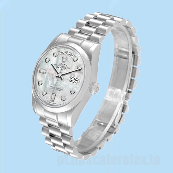 Rolex Day-Date 36mm Masculino 118206 Mostrador Madrepérola - Image 3