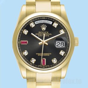 Rolex Day-Date 36mm 118208 Masculino Ver Pulseira Ostra