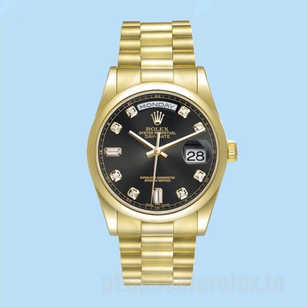 Rolex Day-Date 118208-83208 Masculino 36mm Automático Pulseira Presidente - Image 2