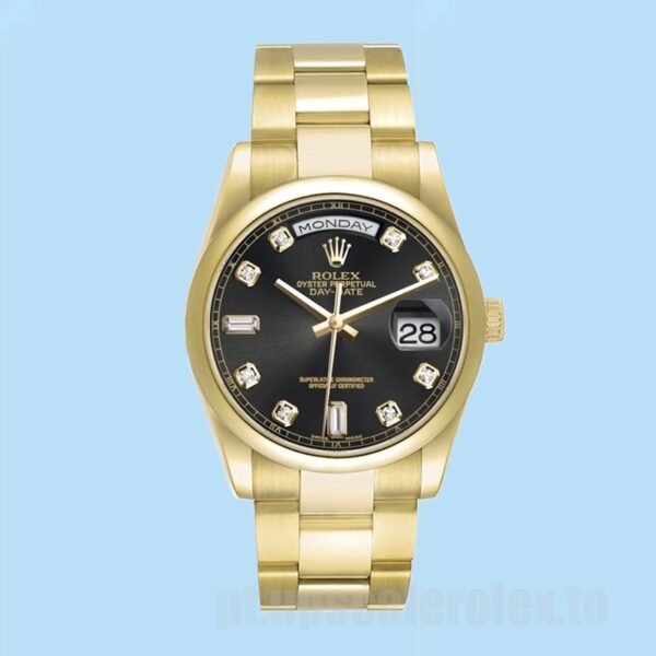 Rolex Day-Date 118208-83208 Masculino 36mm Automático Pulseira Presidente - Image 5