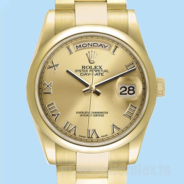 Rolex Day-Date Masculino 36mm 118208 Automático Ver