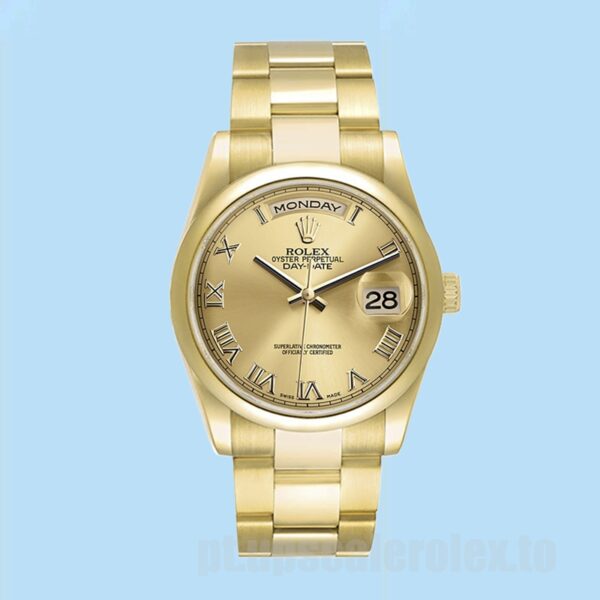 Rolex Day-Date Masculino 36mm 118208 Automático Ver - Image 2