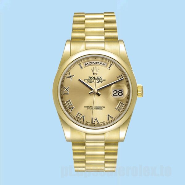 Rolex Day-Date Masculino 36mm 118208 Automático Ver - Image 5