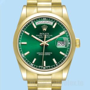 Rolex Day-Date Masculino m118208-0349 36mm Tom De Ouro