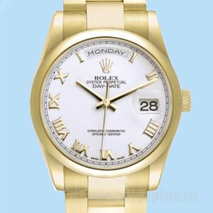 Rolex Day-Date 118208-73208 36mm Masculino Ver Pulseira Ostra