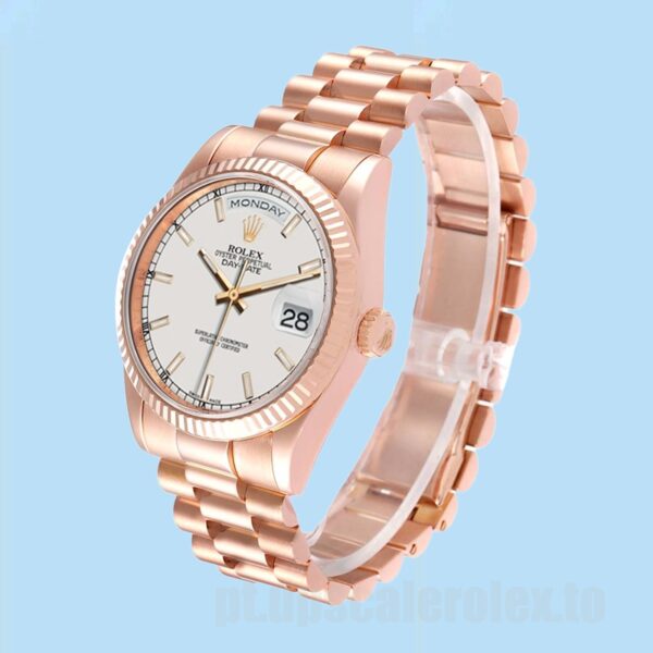 Rolex Day-Date 118235 Masculino 36mm Pulseira Presidente Ver - Image 3