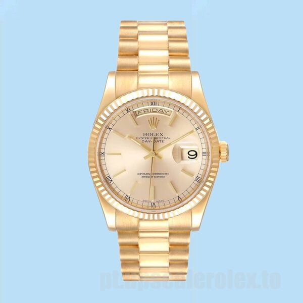 Rolex Day-Date 36mm 118238 Masculino Pulseira Presidente - Image 2