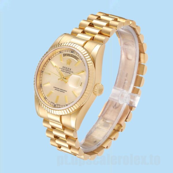 Rolex Day-Date 36mm 118238 Masculino Pulseira Presidente - Image 3