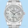 Rolex Day-Date 36mm 118239-0080 Masculino Pulseira Presidente Mostrador Madrepérola