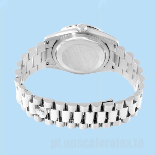 Rolex Day-Date 118296 36mm Masculino Automático Mostrador Prateado - Image 4