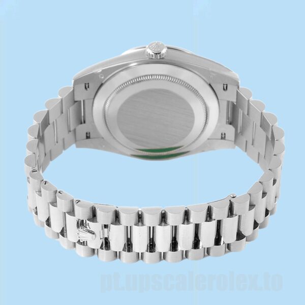 Rolex Day-Date Masculino 118346 36mm Mostrador Preto Ver - Image 4