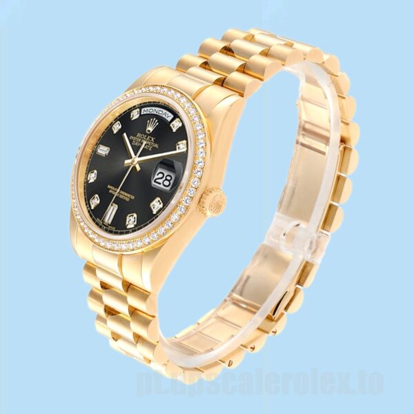 Rolex Day-Date 36mm m118348-0096 Masculino Pulseira Presidente Ver - Image 3