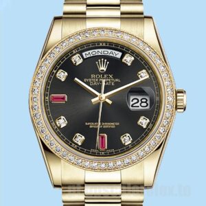 Rolex Day-Date Masculino m118348-0209 36mm Pulseira Presidente