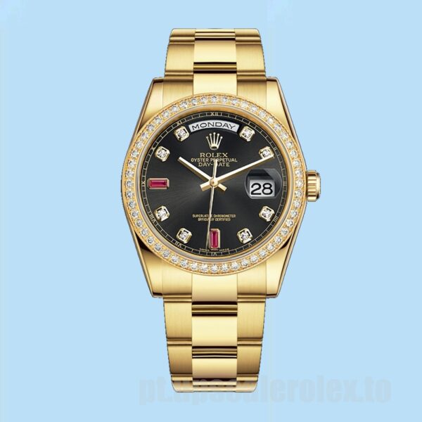 Rolex Day-Date Masculino m118348-0209 36mm Pulseira Presidente - Image 5