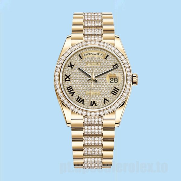 Rolex Day-Date 36mm m118348-0013 Masculino Automático Ver - Image 2