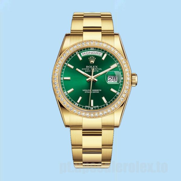 Rolex Day-Date 36mm Masculino m118348-0225 Ver Pulseira Presidente - Image 5