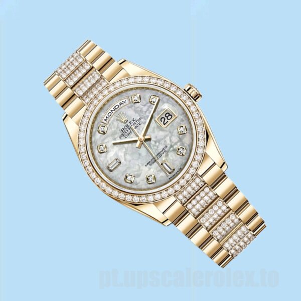 Rolex Day-Date m118348-0061 Masculino 36mm Mostrador Madrepérola - Image 3