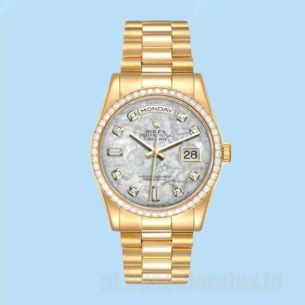 Rolex Day-Date m118348-0100 36mm Masculino Ver - Image 2