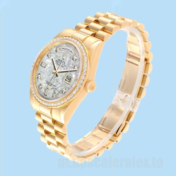 Rolex Day-Date m118348-0100 36mm Masculino Ver - Image 3