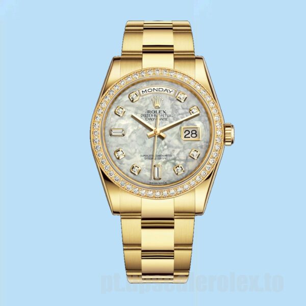 Rolex Day-Date m118348-0100 36mm Masculino Ver - Image 5