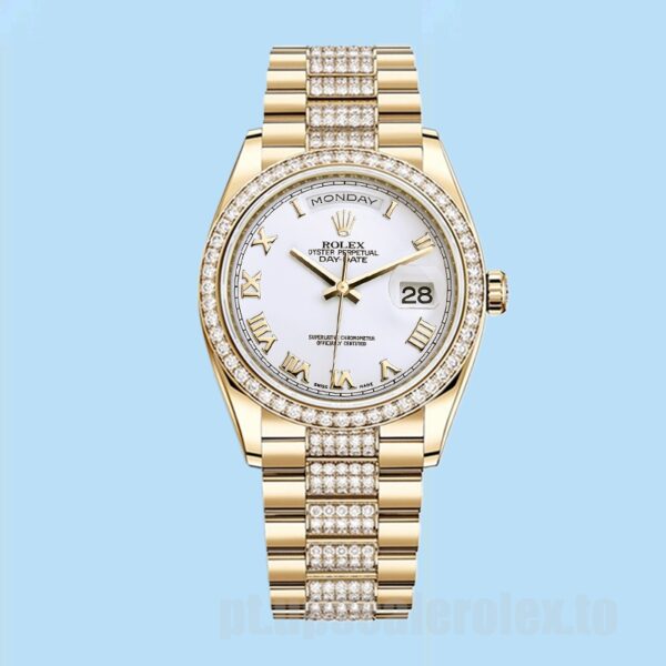 Rolex Day-Date Masculino 36mm m118348-0151 Ver - Image 2