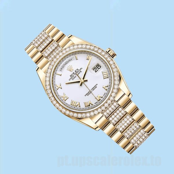 Rolex Day-Date Masculino 36mm m118348-0151 Ver - Image 3
