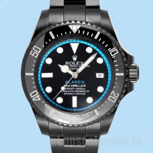 Rolex Deepsea Masculino 126660 43mm Tom Preto Mostrador Preto