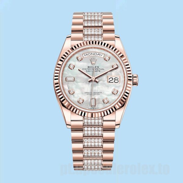 Rolex Day-Date 36mm m128235-0032 Masculino Ver - Image 2